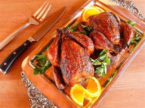 Marinated Cornish Game Hens with Citrus and Spice Recipe