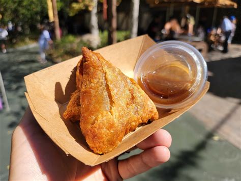 REVIEW: New Potato Sambusa from Troubadour Tavern at Disneyland - WDW News Today