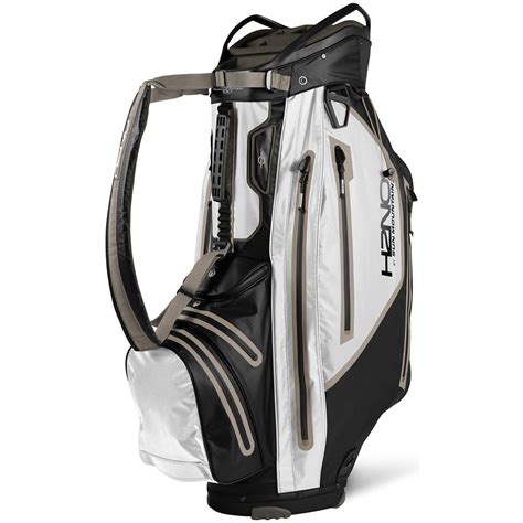 Sun Mountain 2021 H2NO Elite Waterproof Golf Cart Bag Black/White/Java ...