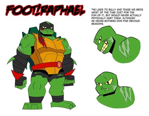 -RotTMNT: Foot!Raphael- by WOLFY-THE-BLACKWOLF on DeviantArt | Teenage mutant ninja turtles art ...