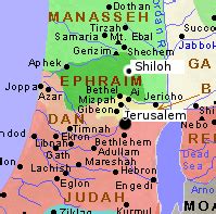 Shiloh Israel Map