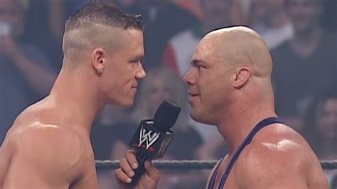 How WWE Icon Kurt Angle Knew John Cena Would Be 'A Huge Star' Right From Their Very First Match ...