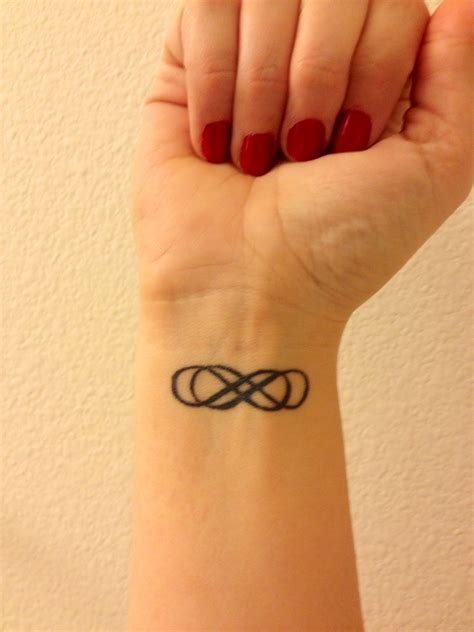 My Double Infinity tattoo love it! | Infinity tattoos, Double infinity ...