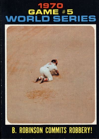 1971 Topps World Series Brooks Robinson - Wax Pack Gods