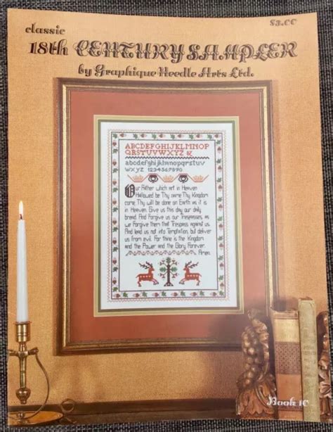 CLASSIC 18TH CENTURY Sampler Lord’s Prayer Cross Stitch Pattern $6.99 - PicClick