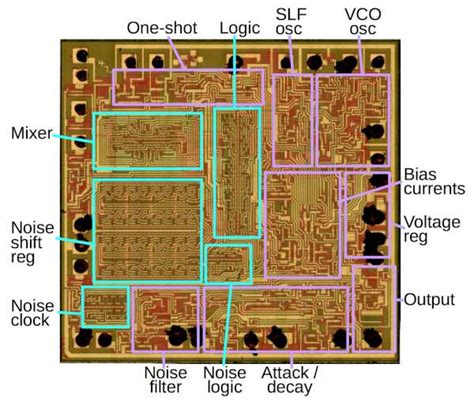 Reverse engineering the 76477 sound effect chip - Electronics-Lab.com
