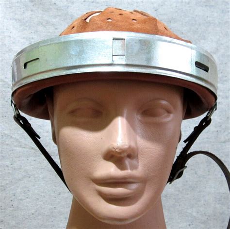 German Helmet Liner with split pins and leather strap. Reproduction 68/61n.A | eBay