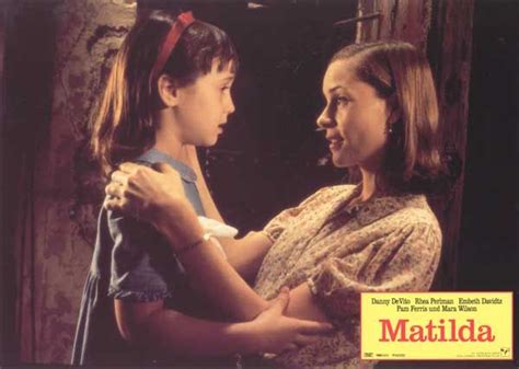 I love this scene when Miss Honey saves Matilda from the chokey ...