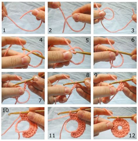 Crochet Magic Circle or Magic Ring (Step by Step Tutorial) | Magic ring crochet, Magic circle ...