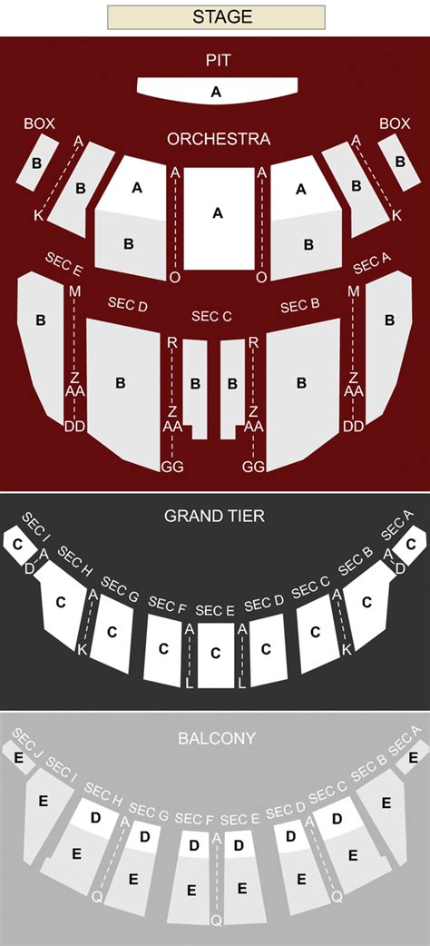 Altria Theater Seating Chart With Seat Numbers | Awesome Home