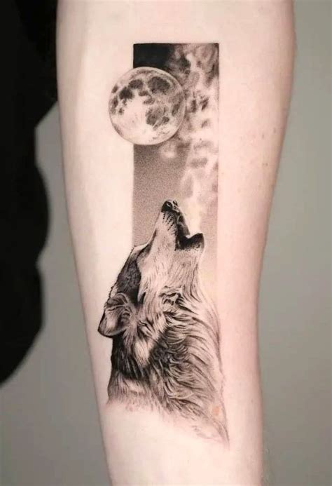 Lone Wolf Symbol Tattoo