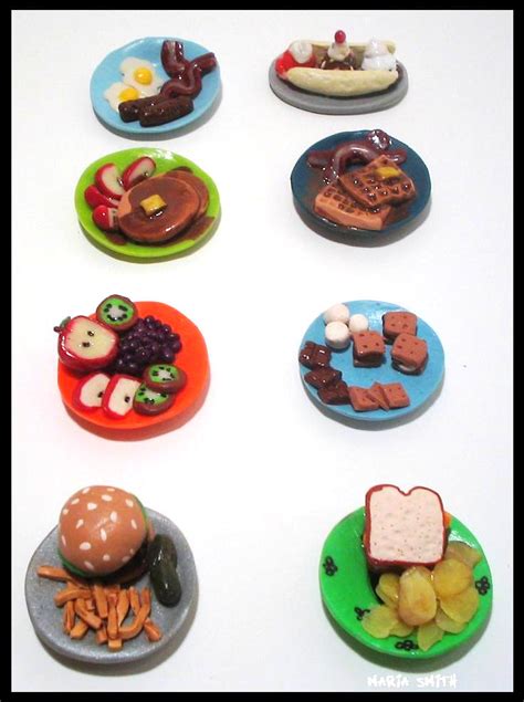 Tiny Polymer Clay Foods by chat-noir on DeviantArt