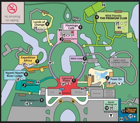 Jazzoo Map | Brevard Zoo - Central Florida Zoo Map - Printable Maps