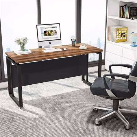 Tribesigns 55 inches Computer Desk, Office Desk Writing Table for ...