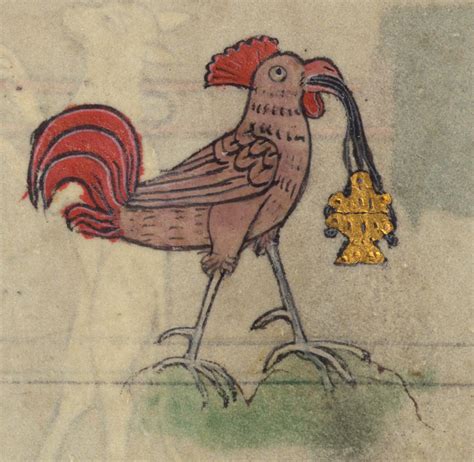 Book of Hours, Cock swinging a censer, Walters Manuscript … | Flickr