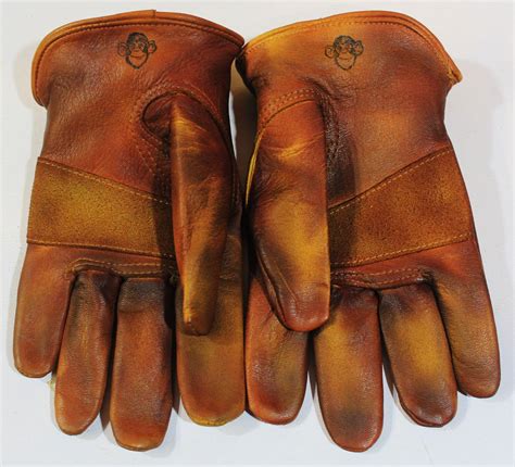 Witch's Brew custom leather gloves #16A | Greezmunky Kustoms