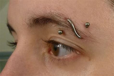 Eyebrow Piercing Types