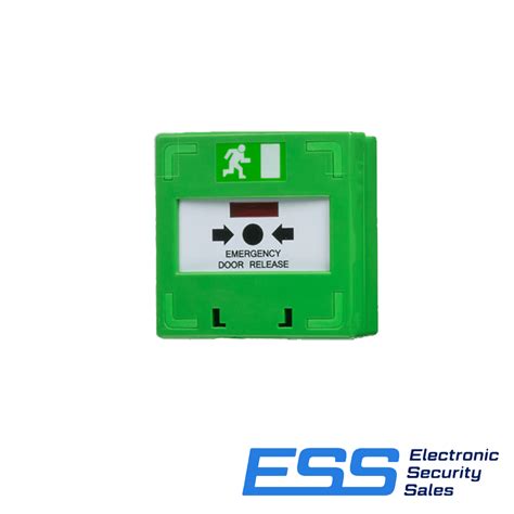 Emergency Door Release - Green - Resettable - Electronic Security Sales