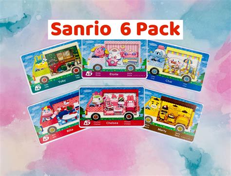 Animal Crossing Sanrio Pack Amiibo Cards FAST SHIPPING New | Etsy