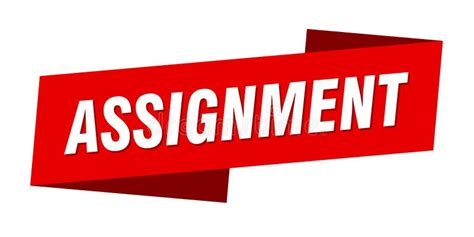 Assignment Banner Stock Illustrations – 1,140 Assignment Banner Stock Illustrations, Vectors ...