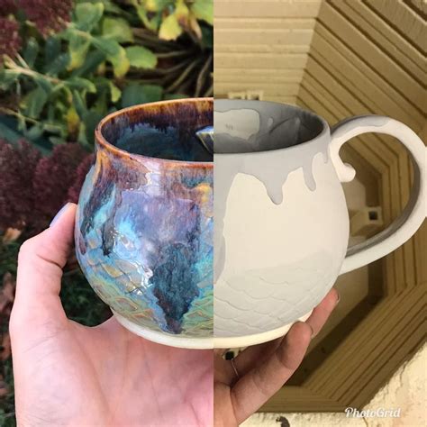 C. Rom on Instagram: “Did a few #beforeandafter shots of the glazes! Who knew those murky colors ...