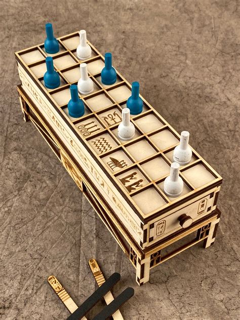 SENET The Ancient Egyptian Board Game Strategic Beautiful | Etsy