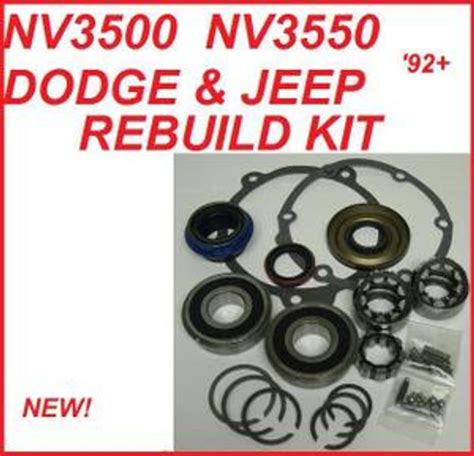 NV3500 NV3550 TRANSMISSION REBUILD KIT FITS '92+ DODGE & '01+ JEEP (BK235C) - Transmission Parts ...