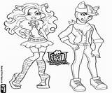 Clawd And Clawdeen Wolf Brothers coloring page Printable Game sketch template