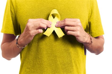 Premium Photo | World suicide prevention day yellow ribbon