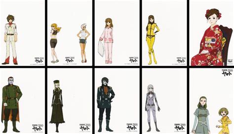 Yamato 2199 characters Star Blazers, Matsumoto, Yamato, Yuki, Battle ...