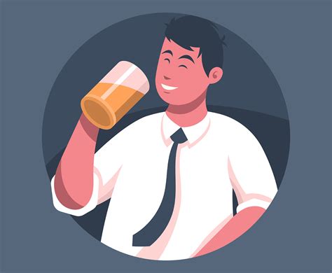 Guys Drinking Beer Illustration 273950 Vector Art at Vecteezy