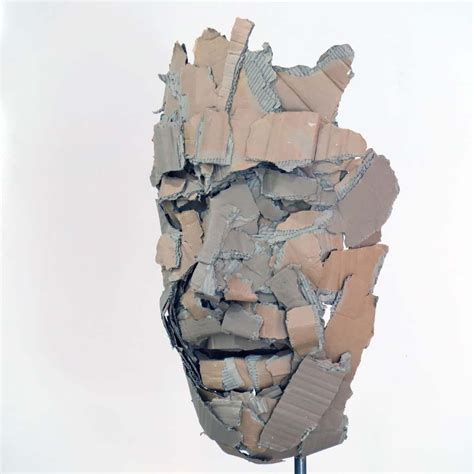 Carton – Joël Abouzit Sculpture Head, Cardboard Sculpture, Paper Mache Sculpture, Cardboard Art ...