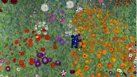 Klimt art, Gustav klimt, Klimt flower garden