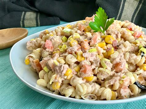 Ensalada de Pasta fria con Atún | VIDEOS PASO A PASO