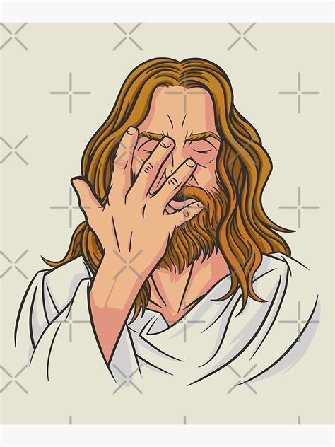 "Jesus religion parody" Poster for Sale by Amineangx | Redbubble