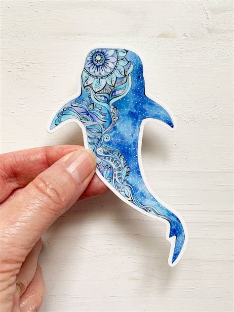 Whale Shark Decal Waterproof Vinyl Sticker Laptop Decal - Etsy | Whale shark tattoo, Whale shark ...