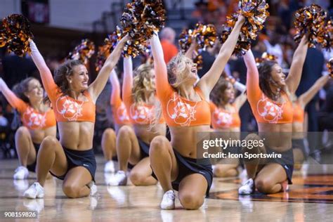 Oklahoma State Cowboys Cheerleaders Photos and Premium High Res ...