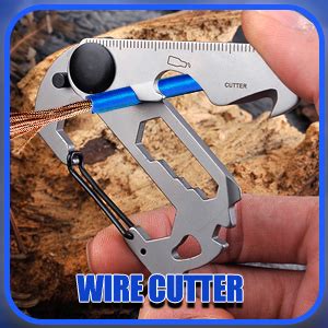 10- in-1 Keychain Multi-tool,Multi-function Tools Wrench for Screw,ruler and bottle opener,Tools ...