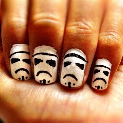 Storm troopers | Nail art, Nail art inspiration, Nails