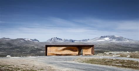 Tverrfjellhytta - A Norwegian Wild Reindeer Center Pavilion by Snøhetta