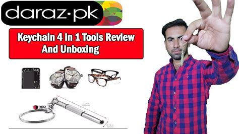 4 in 1 Screwdriver Keychain Tools Review and Unboxing - YouTube