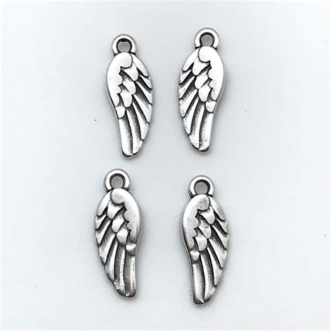 Angel Wing Charm- Pk of 4