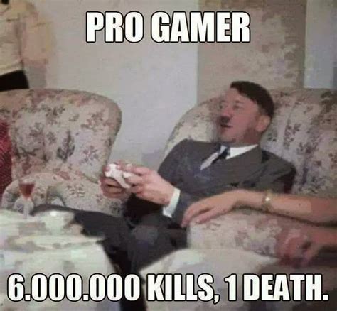 Adolf #Hitler The Pro #Gamer #lol #funny #worldwar