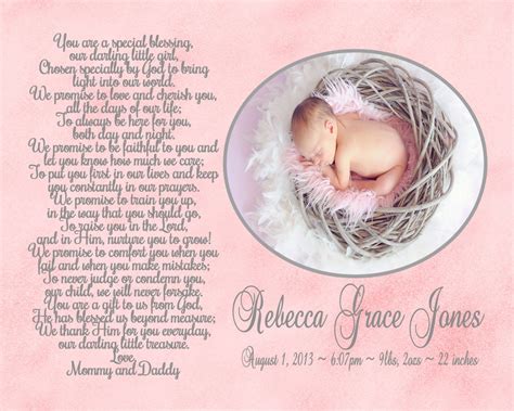 Personalized Baby Girl Poem, Digital Personalized Baby Poem, Personalized Baby Poem Nursery Wall ...