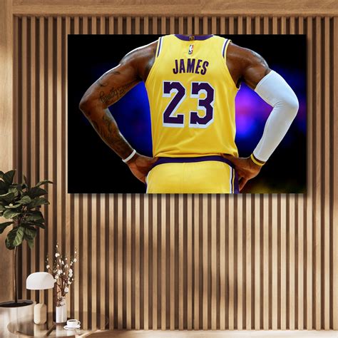 Lebron James Poster, Lebron James Canvas Art, Los Angeles Lakers Poster ...