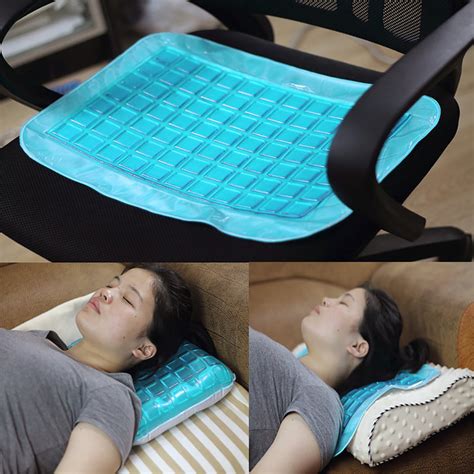 Cooling Gel Pillow Orthopaedic Neck & Back Support for Soothing ...