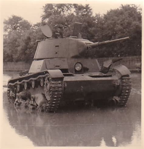 T-26 tank model 1939 abandoned by the Red Army in the summer | World War Photos