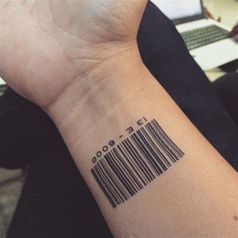 20 Graphic Barcode Tattoo Meanings - Placement Ideas Check more at http://tattoo-journal.com/20 ...