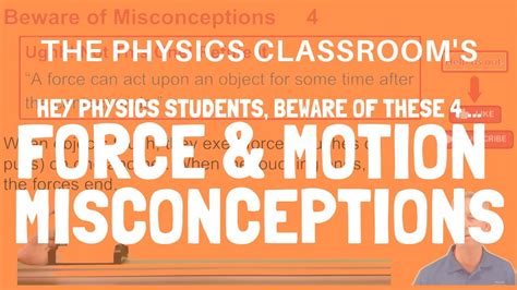 Force-Motion Misconceptions - YouTube