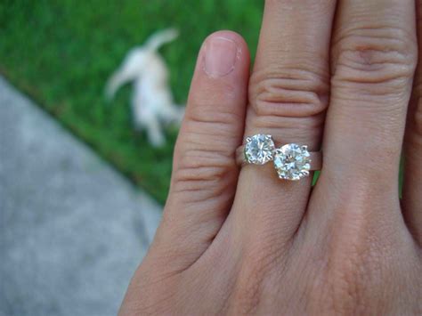Double stone ring | Diamond rings design, Heirloom engagement rings, Ring designs